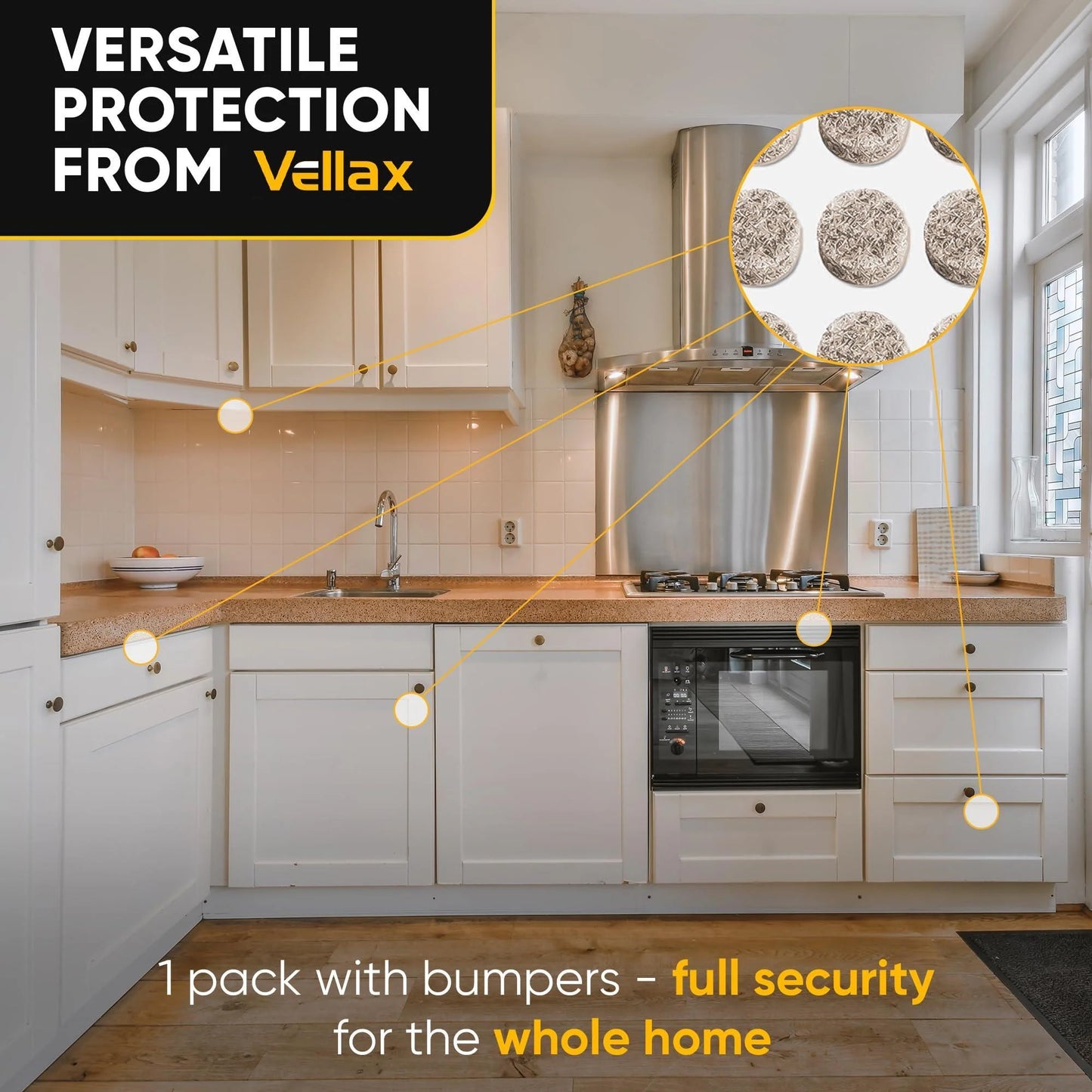 Felt Pads for Cabinet Doors 0.4 in Diameter 128 PCS Beige Self Adhesive Felt Pad