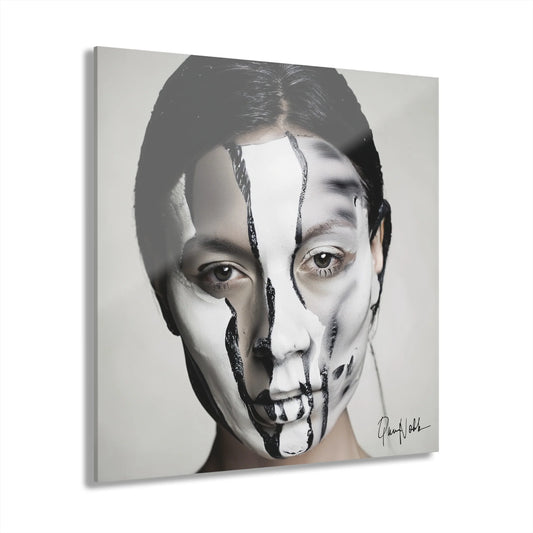 Stunning Latina Woman Portrait Acrylic Print - SHE by Queennoble