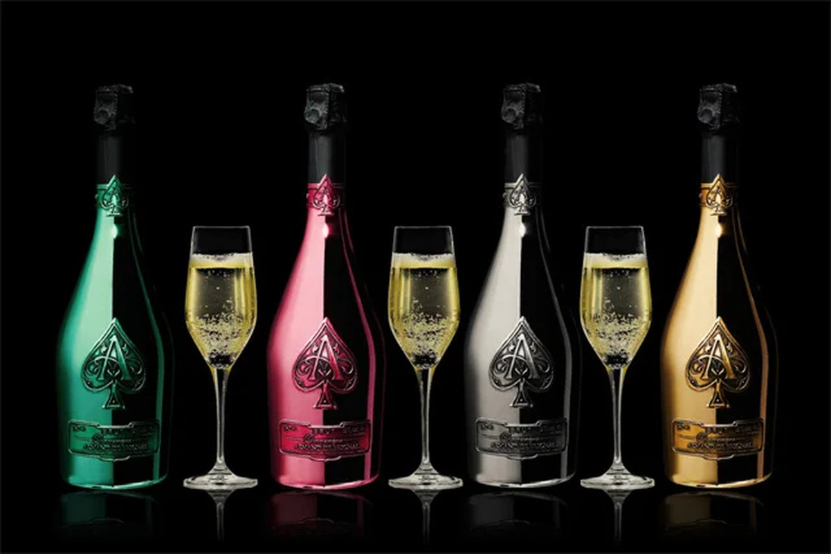 Fashion Luxury Champagne Bottle Art Canvas Painting Prints Poster Wall Art Printing Picture Luxurious Bar Home Dining Room Decor