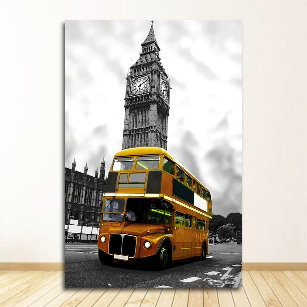 Canvas Print City London Paris Landscape Nordic S and Prints Paintings for Living Room Wall Art Decorative Pictures