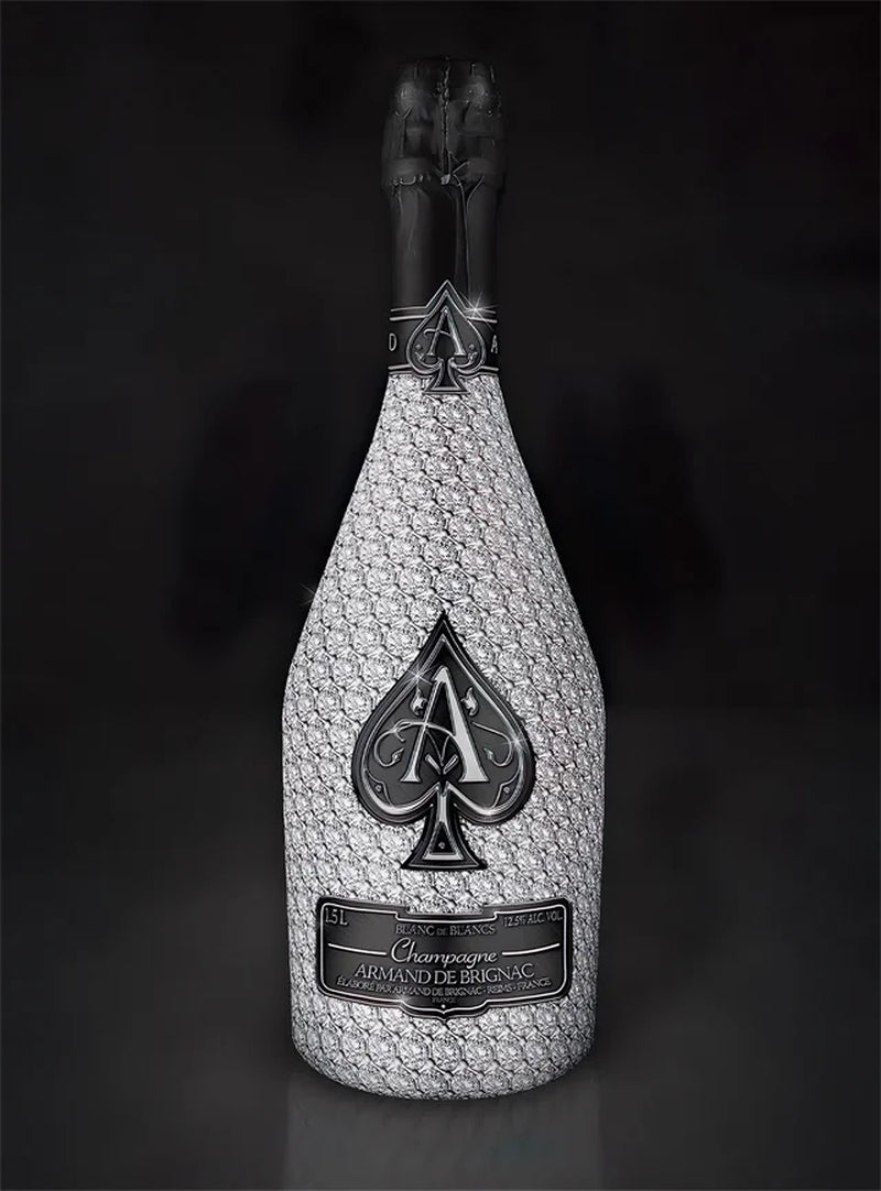 Fashion Luxury Champagne Bottle Art Canvas Painting Prints Poster Wall Art Printing Picture Luxurious Bar Home Dining Room Decor