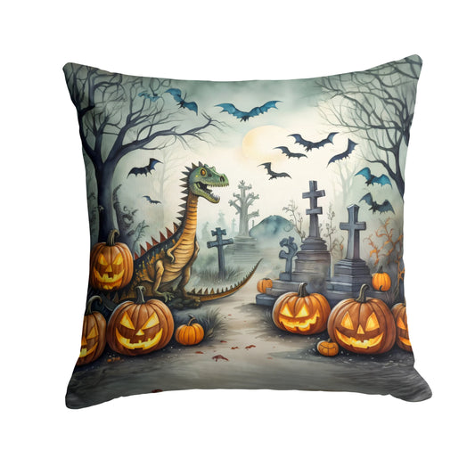 Dinosaurs Spooky Halloween Throw Pillow