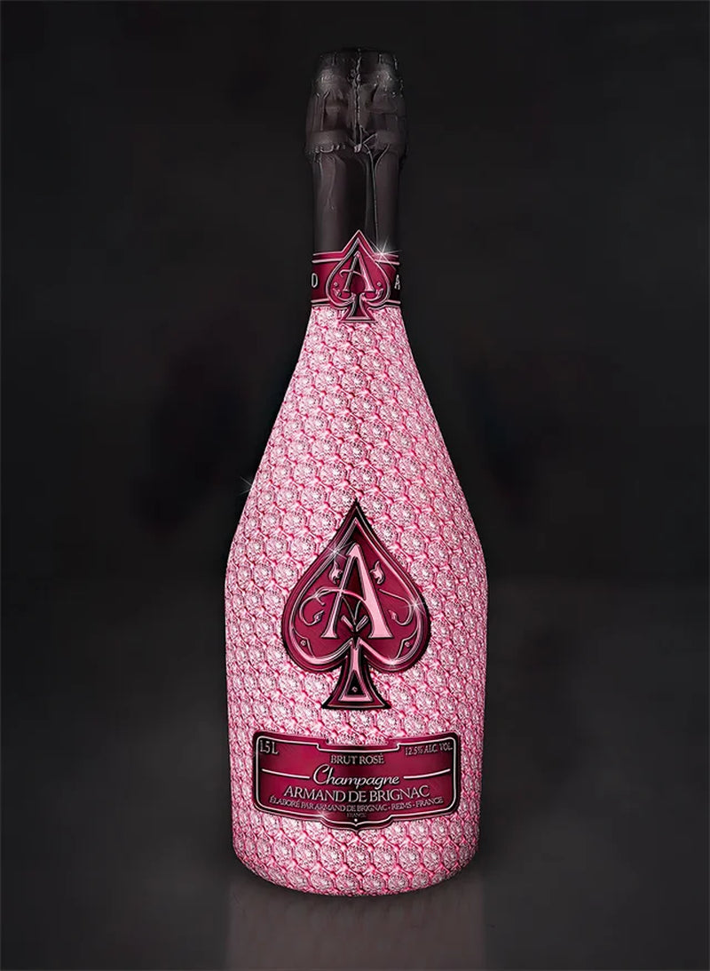 Fashion Luxury Champagne Bottle Art Canvas Painting Prints Poster Wall Art Printing Picture Luxurious Bar Home Dining Room Decor