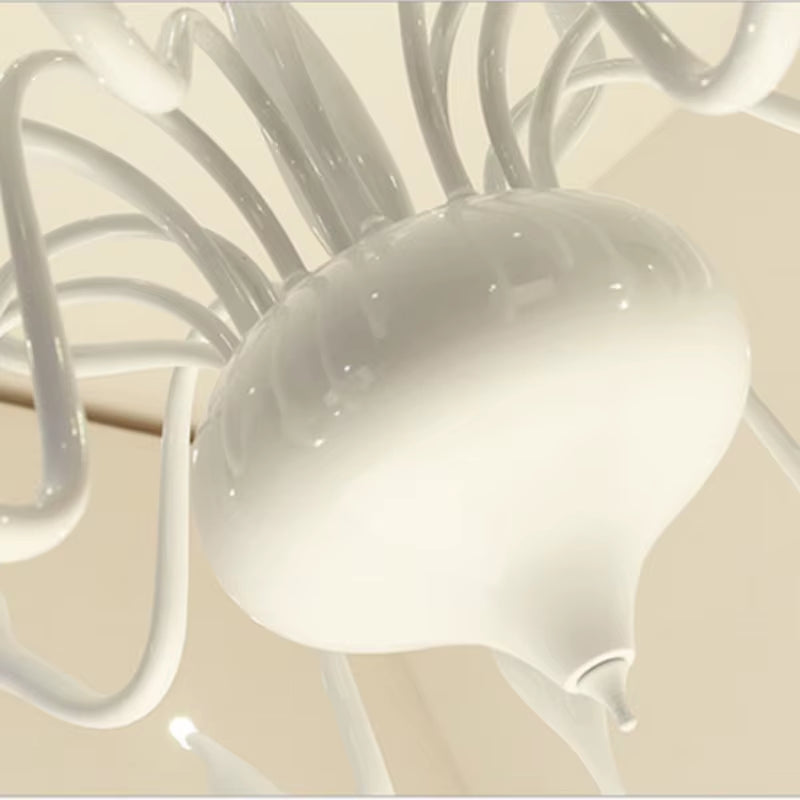 G4 LED Swan Chandelier Lighting for Bedroom Foyer Chandelier Lustre Salon Black White Red Gold Chandelier Lighting