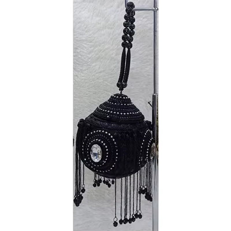 Luxury Women'S Hand-Made Beaded Clutch Bags Vintage Crystal Beaded Crossbody Bag for Lady Wedding Bags Evening Bag F669