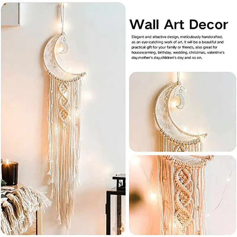 96Cm Bohemian Chic Macrame Wall Hanging Tapestry Room Decor Kids Girls Home Decoration Gifts Dropshipping