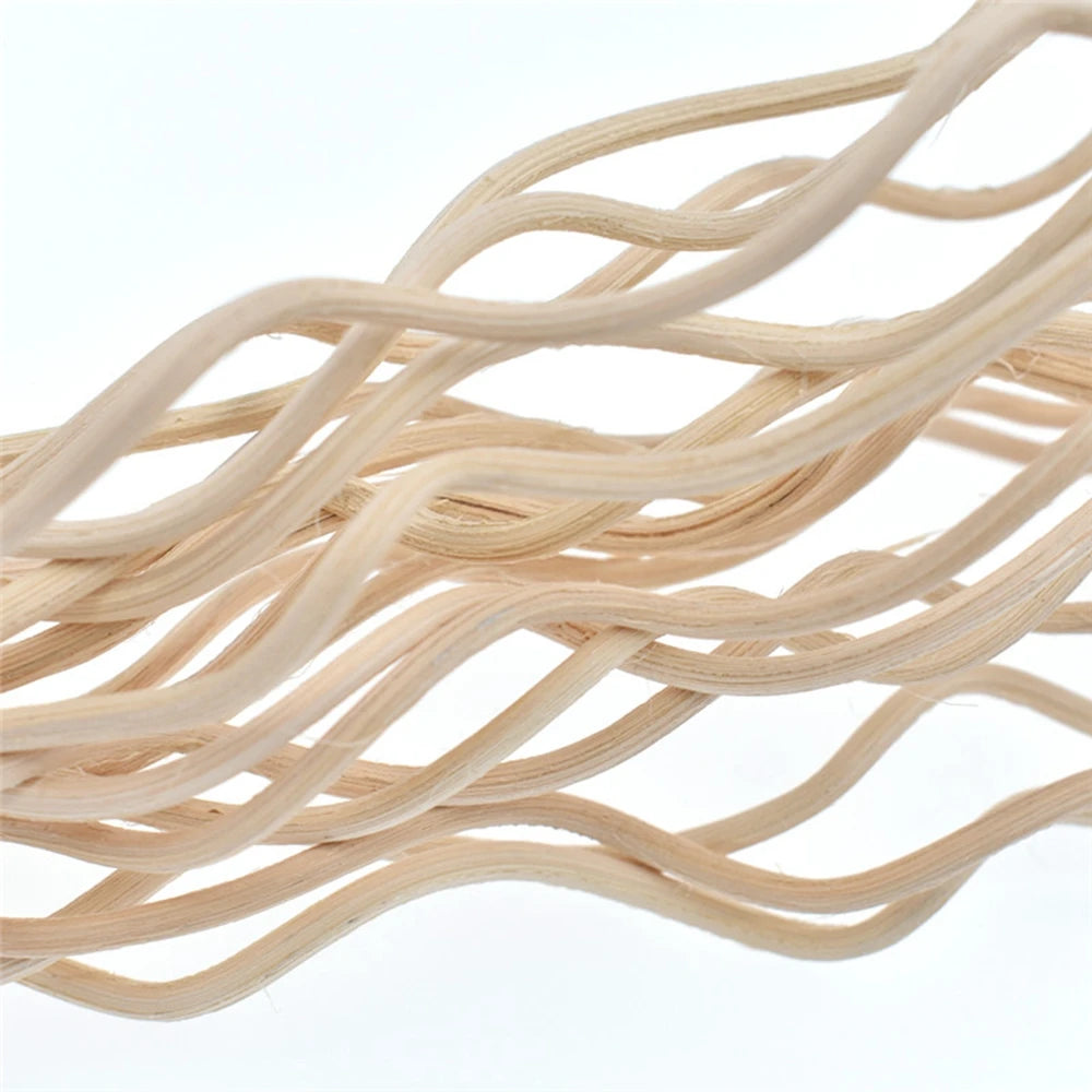 10 Pcs Wavy Rattan Reed Fragrance Diffuser Replacement Refill Sticks Air Freshener Room Perfume Rattan Diffuser