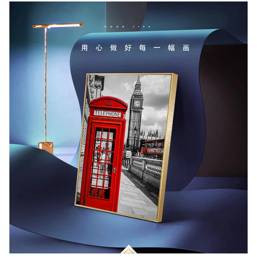 Canvas Print City London Paris Landscape Nordic S and Prints Paintings for Living Room Wall Art Decorative Pictures